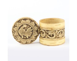 Берестяная шкатулка для оберегов - Подсолнух-foto2