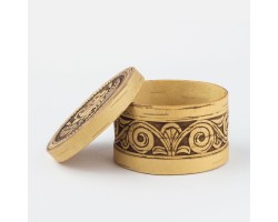 Берестяная шкатулка для оберегов - Роза-foto2