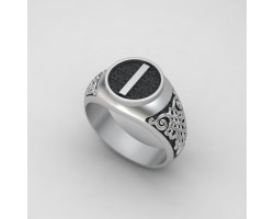 Кольцо Оберег с руной Иса (Ис)-foto2