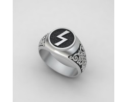 Кольцо Оберег с Руной Соулу (Сол)-foto2