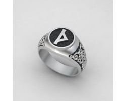 Кольцо Оберег с Руной Турисаз (Турус)-foto2