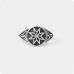 Женское кольцо из серебра с оберегом Алатырь