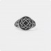 Женское кольцо из серебра с оберегом Звезда Лады-богородицы