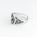 Женское кольцо из серебра - Крест Мары (Марены)