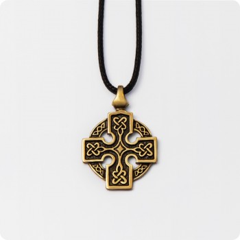 Равносторонний Кельтский крест из латуни