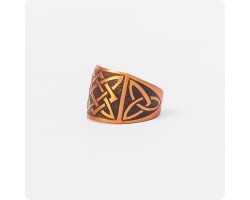 Кольцо Звезда Руси (Квадрат Сварога) из Латуни или Меди-foto3