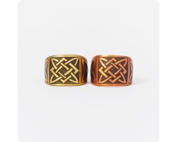 Кольцо Звезда Руси (Квадрат Сварога) из Латуни или Меди-foto4