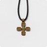 Кельтский крест из латуни - Бесконечность