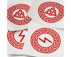 Наклейка Валькнут в Солнцевороте-foto2