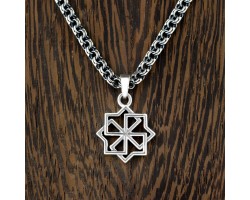 Оберег Молвинец из серебра (малый)-foto2