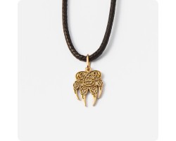 Волчья лапа - печать Велеса (Волоса) из золота (малый)-foto2