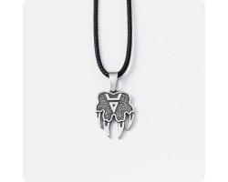 Волчья лапа - печать Велеса (Волоса) из серебра (малый)-foto2