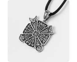 Крес славянский из серебра-foto2