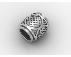 Бусина (шарм) с оберегом символ Белобога-foto2