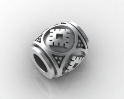 Бусина (шарм) с оберегом Репейник Счастья-foto3