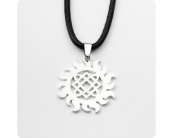 Оберег Звезда Лады-богородицы в Ярило (серебро с золотом)-foto2