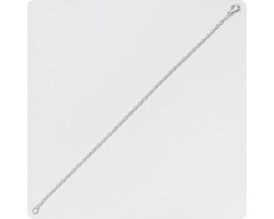 Серебряный браслет плетение Кордовая Двойная-foto2