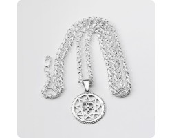 Серебряная цепь плетение Москвичка-foto2