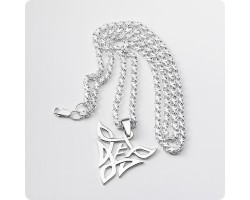 Серебряная цепь плетение Москвичка-foto3